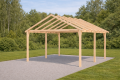 wiata dwuspadowa 5,3x5m