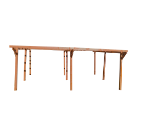 wiata garażowa  podwójna impregnowana 600x500x230cm